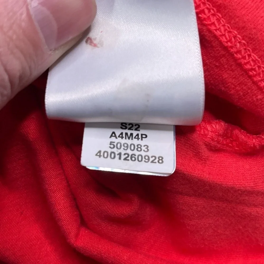North Face Shirt Mens Medium Red Half Dome Logo Graphic‎ Tee Hiking Outdoors